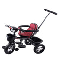 Tricycle with CUSHION CEAT Parental Handle & FRONT GAURD (RED)