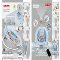 BABY ROCKER AND BOUNCER WITH REMOTE CONTROL- BLUE