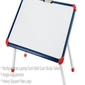 Foldable Portable Laptop Study Writing Bed, Writeable Whiteboard with Paper Holding Clip - 16*24