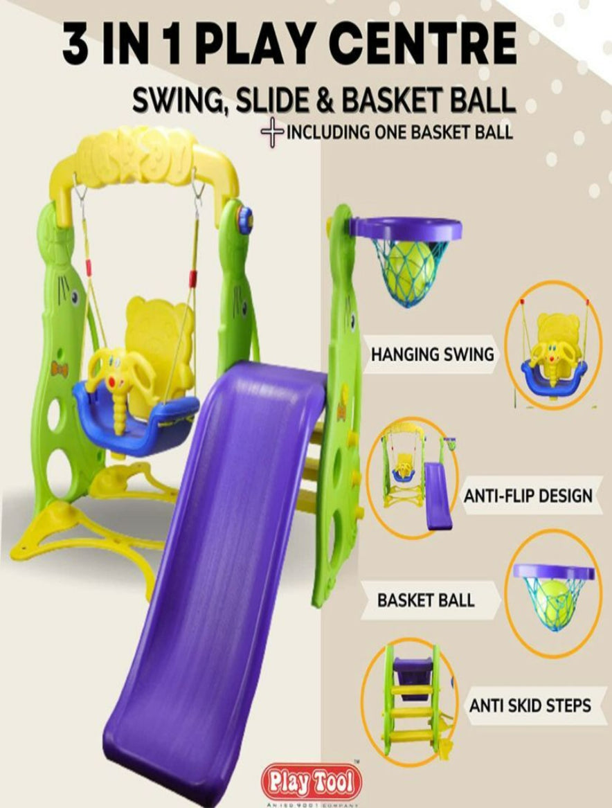 Buy Kids Slide and Swing in Play Centre – FirstCrawl