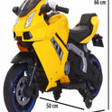 Lamborghini 12V Battery Operated Ride On Bike (Yellow)