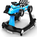 Multifunctional F1 Racing Car Musical Baby Walker (Blue)