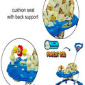 Musical Walker With Adjustable Height & Parental Handle