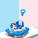 Height Adjustable Musical Walker With Parental Handle (BJ 301-H BLUE)